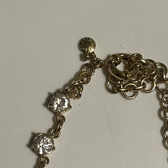 J.Crew Statement Necklace – Neutral Cream Beads & Crystals Collar - Picture 4 of 4